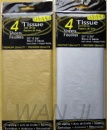 Metallic tissue paper   (bags packing)